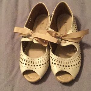 Peep-Toe Mary Jane Flats - Restricted Kids